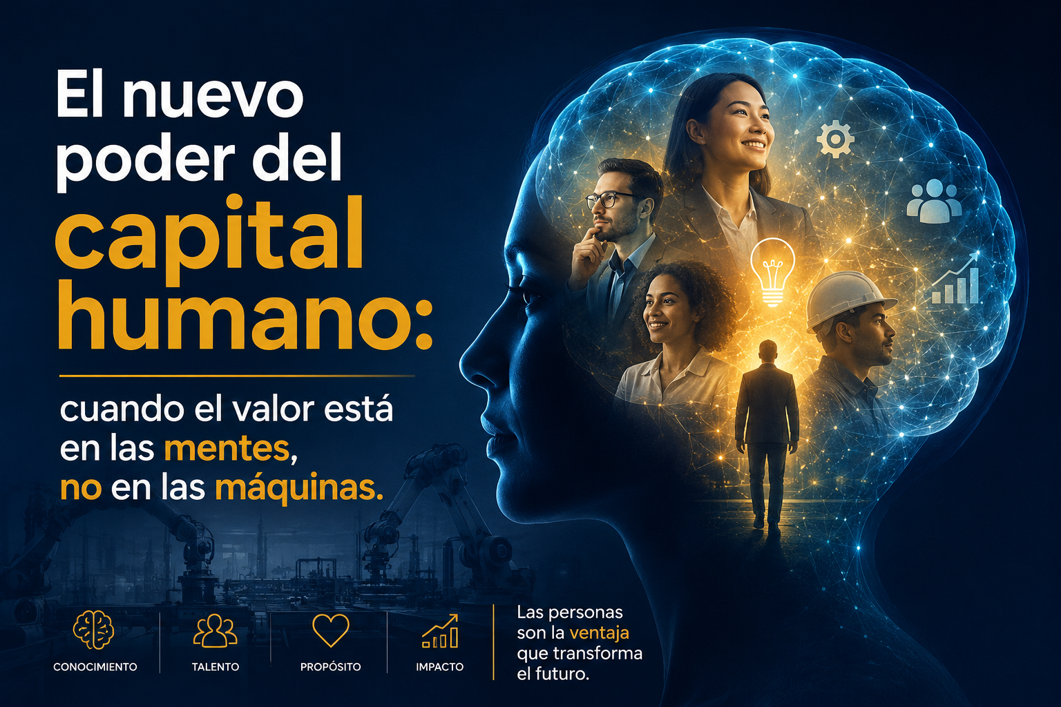 El nuevo poder del capital humano: cuando el valor está en las mentes, no en las máquinas